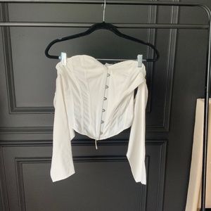 White Corset Top